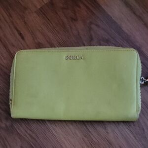 Furla Lime Green Wallet